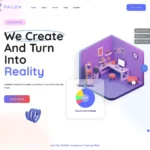 3D Agency Website Design with Free VPS Web Hosting