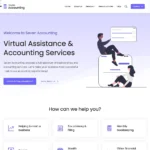 Accounting Service Website Design with Free VPS Web Hosting