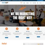 Advertising Agency Website Design with Free VPS Web Hosting