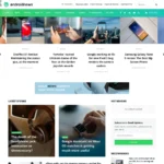 Android Magazine Website Design with Free VPS Web Hosting