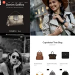 👜 Bag Store Website Design for Sale with Free VPS Web Hosting