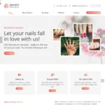 Beauty Studio Website Design with Free VPS Web Hosting