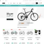 Bike Store Website Design with Free VPS Web Hosting