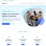 Business Advisors Website Design with Free VPS Web Hosting