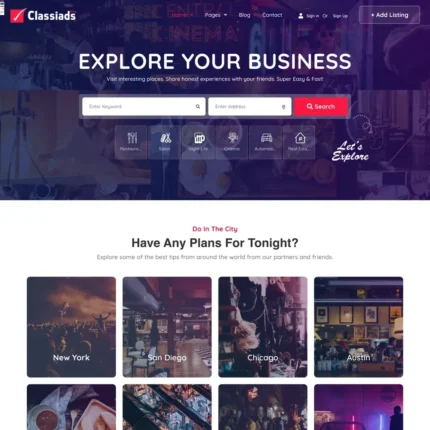 Business Directory Website Design with Free VPS Web Hosting