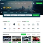 Car Classified Website Design with Free VPS Web Hosting
