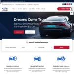 Car Dealership Website Design with Free VPS Web Hosting