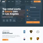 Car Listings Website Design with Free VPS Web Hosting