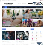 Classic Magazine Website Design with Free VPS Web Hosting