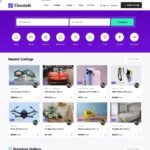 Classified Platform Website Design with Free Web Hosting