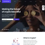 Cryptocurrency Website Design with Free VPS Web Hosting