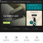 Detailing Shop Website Design with Free Web Hosting