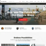 E-Bike Website Design with Free VPS Web Hosting