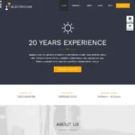 Electrician Website Design with Free VPS Web Hosting