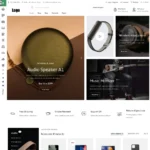 Electronics Market Website Design with Free VPS Web Hosting