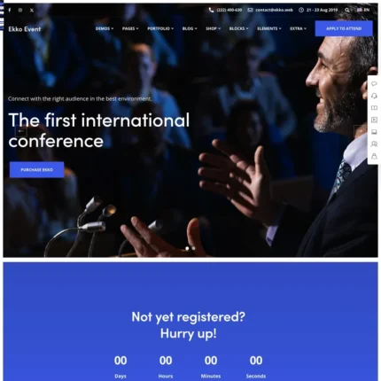 Event Website Design with Free VPS Web Hosting
