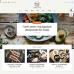 Food Website Design with Free VPS Web Hosting