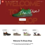 Footwear Store Website Design with Free VPS Web Hosting