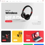 Gadget Shop Website Design with Free VPS Web Hosting