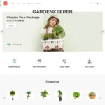 Garden Shop Website Design with Free VPS Web Hosting