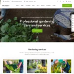 Gardening Service Website Design with Free VPS Web Hosting