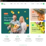 Health Food Store Website Design with Free VPS Web Hosting
