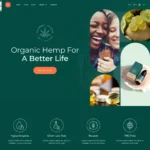 Hemp Shop Website Design with Free VPS Web Hosting