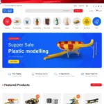 Hobby Shop Website Design with Free VPS Web Hosting