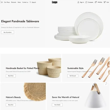 Home Styling Website Design with Free Web Hosting