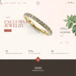 Jewellery Website Design with Free Web Hosting