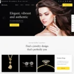Jewelry Website Design with Free VPS Web Hosting