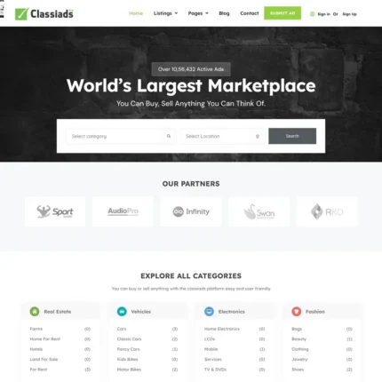 Largest Classified Website Design with Free Web Hosting