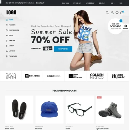Lifestyle Store Website Design with Free VPS Web Hosting