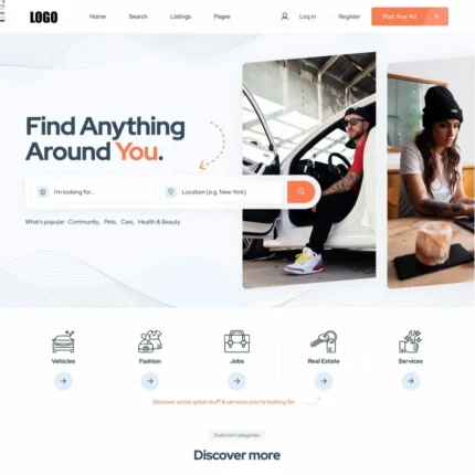 Local Listings Website Design with Free VPS Web Hosting