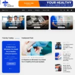 Medical Blog Website Design with Free VPS Web Hosting