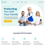 Medical Center Website Design with Free VPS Web Hosting