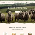 Milk Farm Website Design with Free Web Hosting