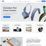 Minimal Electronics Website Design with Free Web Hosting