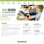 Modern Business Website Design with Free VPS Web Hosting
