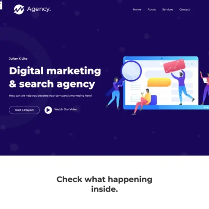 Online Advertising Website Design with Free Web Hosting