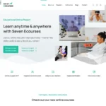 Online Courses Website Design with Free VPS Web Hosting