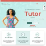 Online Tutor Website Design with Free VPS Web Hosting