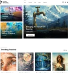 Painting Studio Website Design with Free Web Hosting