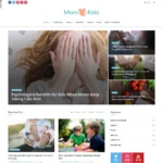 Parenting News Website Design with Free VPS Web Hosting