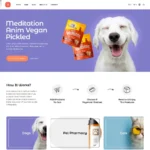 Pet Care Store Website Design with Free VPS Web Hosting