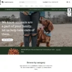 Pet Supplies Website Design with Free VPS Web Hosting