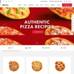 Pizza Website Design with Free VPS Web Hosting