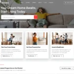 Property Listing Website Design with Free VPS Web Hosting