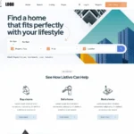 Property Listings Website Design with Free VPS Web Hosting