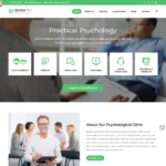 Psychological Clinic Website Design with Free VPS Web Hosting